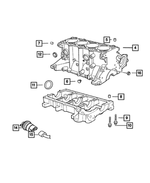 RL093711AG - Engine 2.4L Four Cylinder: Short Block for Mopar Image
