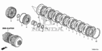 22545R97003 - Transmission - Automatic: DISK, CLUTCH for Honda Image