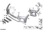 51118069918 - : Support, Fog Lamp Right for BMW Image