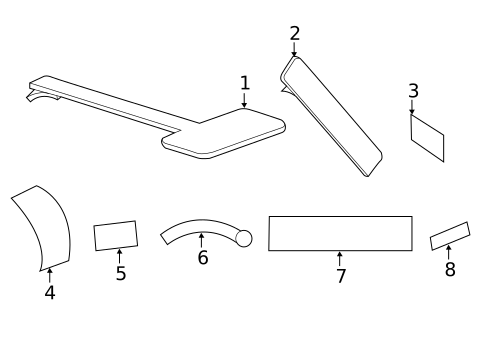 Labels for 2024 Jeep Gladiator #0