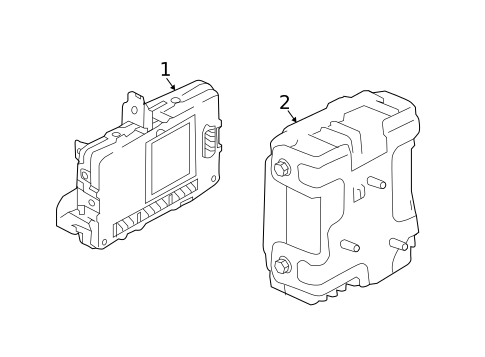 Electrical Components for 2022 Kia Niro #1