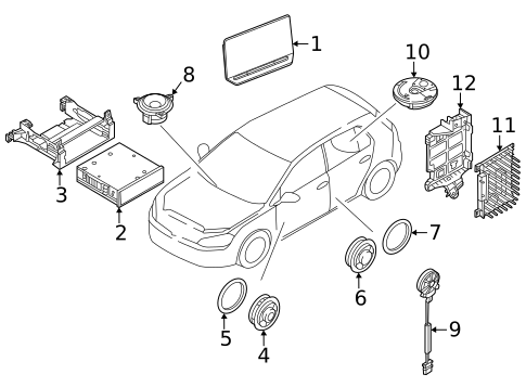 Sound System for 2024 Volkswagen Golf R #0