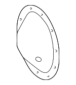 53007762 - Universals &amp; Rear Axle: Axle Cover for Dodge: B150, B1500, B250, B2500, B350, B3500, D100, D150, D250, D350, Dakota, Durango, Ram 1500, Ram 1500 Van, Ram 2500, Ram 2500 Van, Ram 3500, Ram 3500 Van, Ramcharger, W100, W150, W250, W350 Image