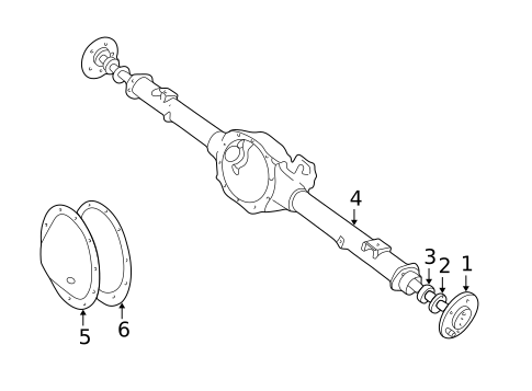 Axle Components for 1997 Dodge B2500 #0