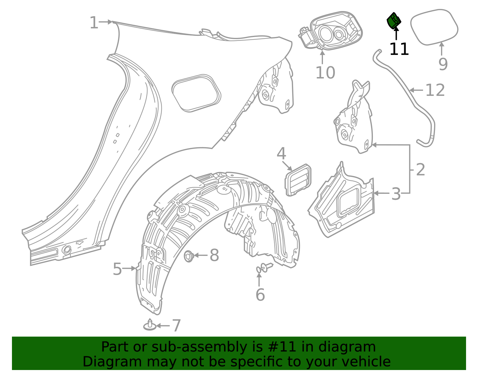 2019-2023 Mercedes-Benz Fuel Filler Door Lock Actuator 000-820-83-12 ...