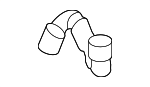LR188346 - Cooling System: Reservoir Hose for Land-Rover Image