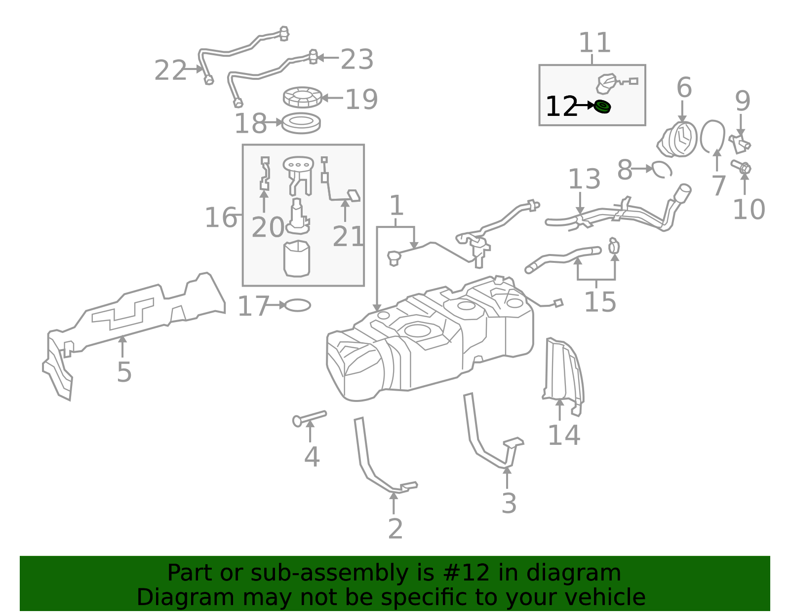 Toyota OEM Fuel Tank Cap Gasket 77316-06070 | Toyota OEM Parts Giant