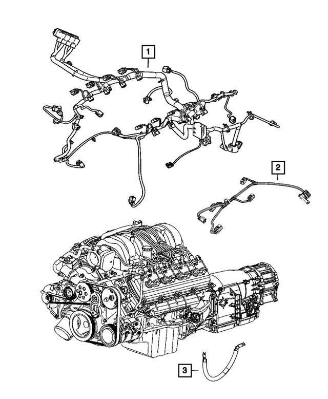 68136771AA - Electrical: Engine Wiring for Mopar Image image