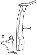 FO9Z1224356A1A - Body: Pillar Trim for Ford: Aerostar Image