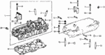 12100634674 - : Cylinder Head Assembly for Honda Image