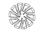 LR048427 - : Wheel, Alloy for Land Rover: LR2 Image
