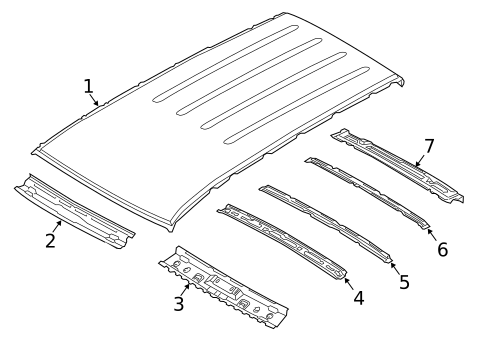 Roof & Components for 2019 Kia Sorento #0