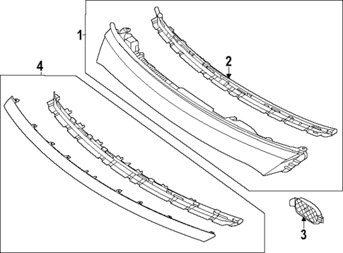 Lamp Bar for 2023 Mercedes-Benz EQS 450 SUV #0