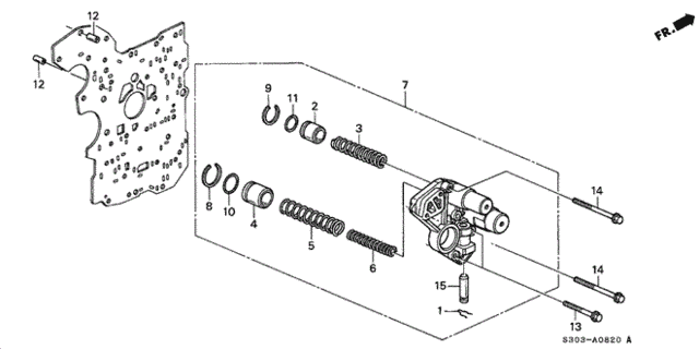 AT Accumulator Body for 1997 Honda Prelude #0