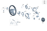 994606504 - Steering: Steering Wheel for Mercedes-Benz: A220, A35 AMG, EQB 250+, EQB 300, EQB 350, GLA250, GLA35 AMG, GLA45 AMG, GLB250, GLB35 AMG Image