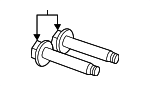 6102019 - Engine: Engine Mount Bolt for Mopar Image