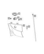 68184553AA - Electrical: Fuse Block Bracket for Mopar Image