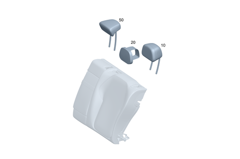 Head Restraint for 2023 Mercedes-Benz EQE AMG #0