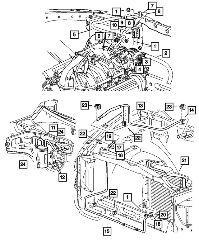 5073618AA - Air Conditioners and Heaters: O Ring for Mopar Image