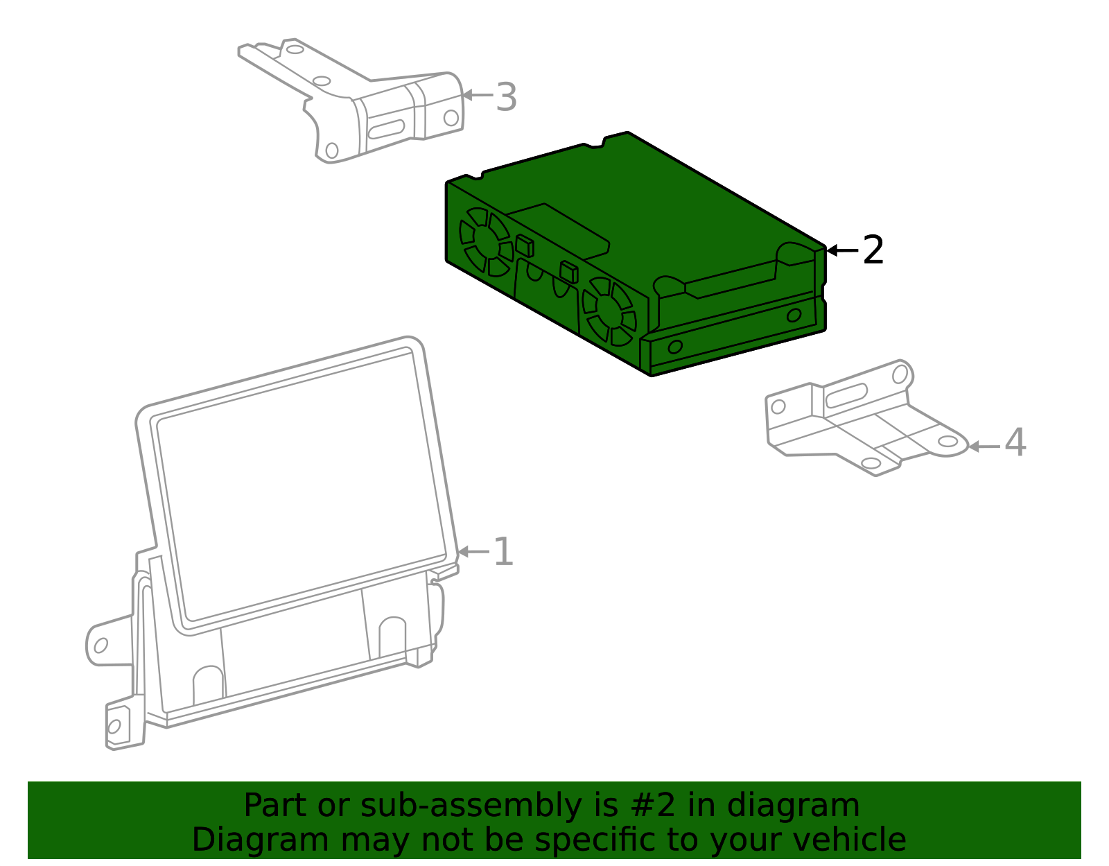 2022-2023 Lexus LX600 DVD Player 862B0-60050 | OEM Parts Online