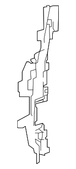 3CM121284A - Cooling System: Side Baffle for Volkswagen: Atlas, Atlas Cross Sport Image