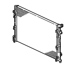 3QF121251C - Cooling System: Radiator for Volkswagen: Atlas, Atlas Cross Sport Image