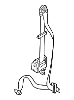 888801G500XI - Electrical: Belt &amp; Retractor for Kia: Rio, Rio5 Image