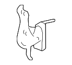 8621102540 - : 2019-2024 Toyota - Display Unit Mount Bracket for Toyota: Corolla, Corolla Cross, Crown, Crown Signia, GR Corolla Image