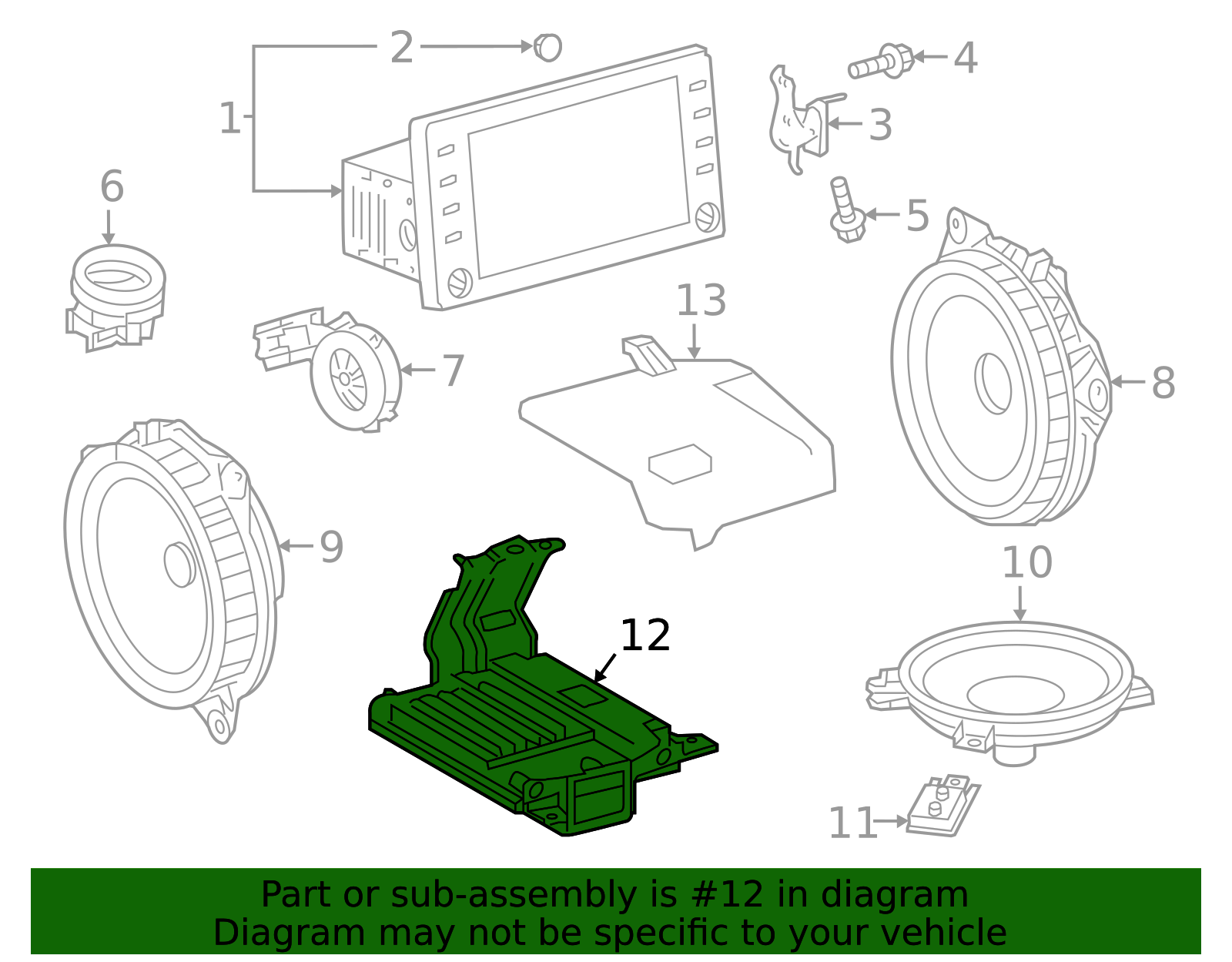 2020-2025 Toyota Corolla Radio Amplifier 86280-02160 | Toyota 
