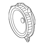 8616042170 - Electrical: Speaker for Toyota: bZ4X, Corolla, GR Corolla, Prius, Prius Prime, RAV4, RAV4 Prime, Venza Image