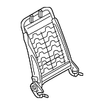 64110VC080 - Body: Seat Back Frame for Subaru Image