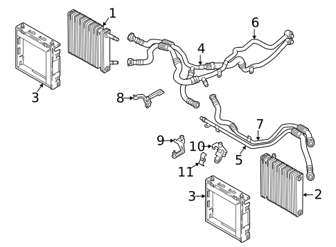 Engine Oil Cooler for 2020 BMW M760i xDrive #0