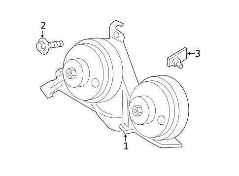 Horn for 2022 Ford F-350 Super Duty #0