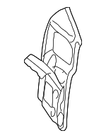 4B9809289D - Body: Quarter Panel Filler Panel Bracket for Audi: A6 Quattro, Allroad Quattro, S6 Image