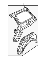 4B9810182B - Body: Quarter Panel for Audi: A6 Quattro, S6 Image