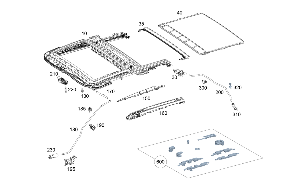 167-780-13-00 - Wind Deflector 2020-2026 Mercedes-Benz | Mercedes