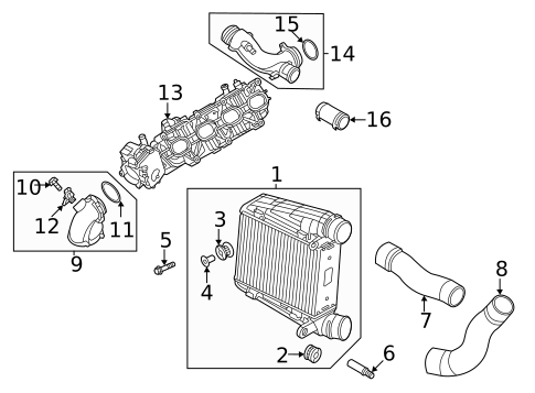 Intercooler for 2020 Audi S8 #0