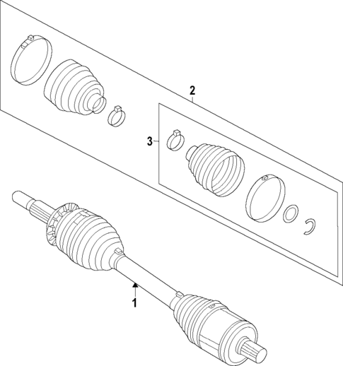 Drive Axles for 2021 Ford Mustang Mach-E #0