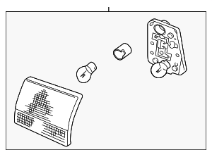 12777310 - Unclassified: Taillight for Saab: 9-3 Image