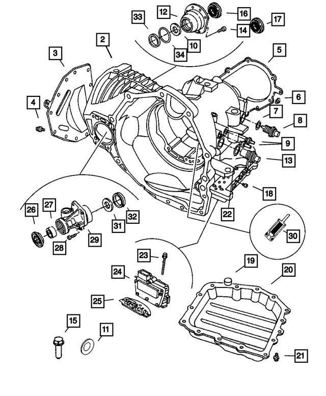 6036053AA - Automatic Transaxle 4 Speed: Pressure Check Plug for Mopar Image