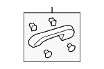 83240T20A01ZB - Body: Grip Handle for Honda Image