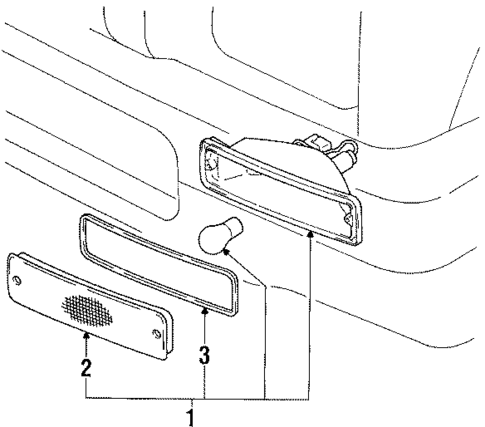 Signal Lamps for 1991 Toyota 4Runner #0