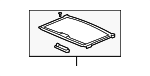 70600STKA01ZB - Body: Sunshade for Acura Image