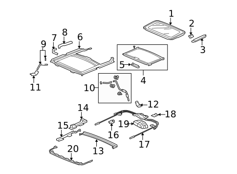 Sunroof for 2008 Acura RDX #0