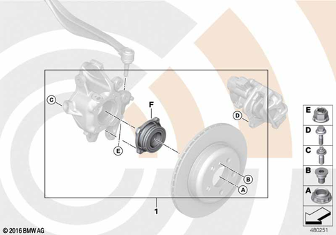 Wheel Bearing for 2014 BMW Hybrid 5 #1