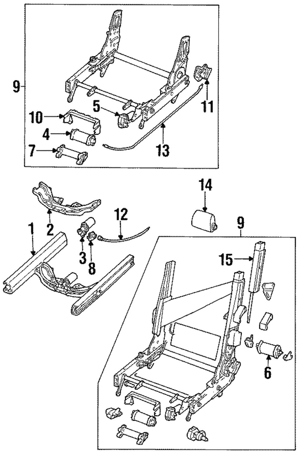 Headrest Rail - BMW (52-10-1-940-880)