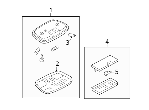 Bulbs - Chassis for 2005 Ford Escape #1