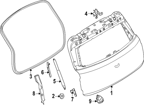 Gate & Hardware for 2025 Mini Countryman #0