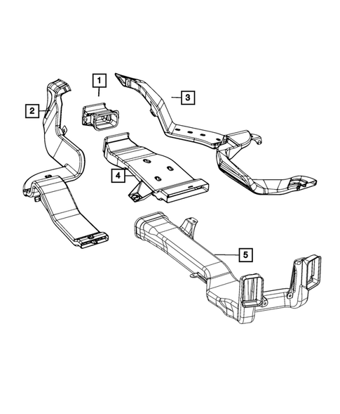 Air Ducts for 2022 Ram 1500 Classic #1