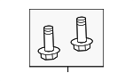 6102233AA - Engine: Engine Mount Bolt for Mopar Image